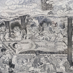 仏涅槃絵図画像